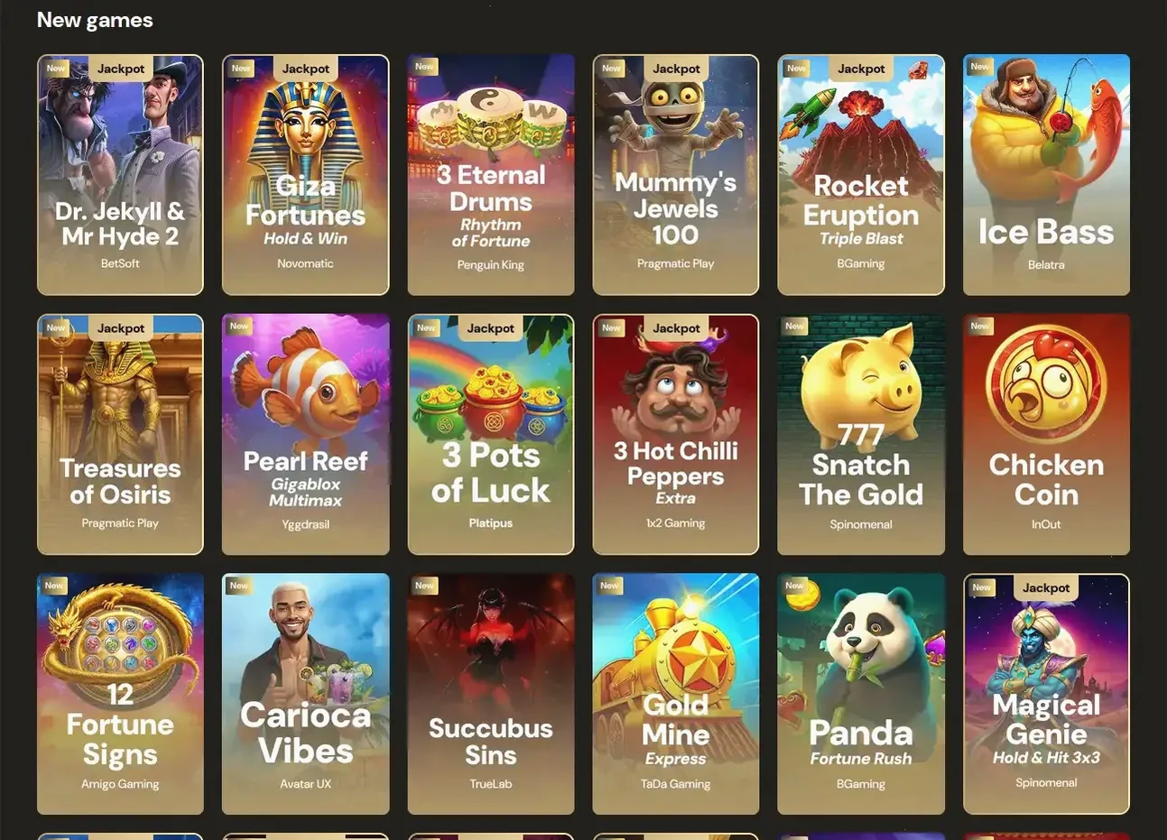 Iwild Casino mobile Ansicht